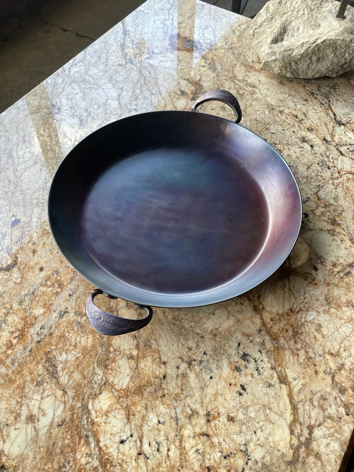 Hand Forged Campfire Comal - Carbon Steel