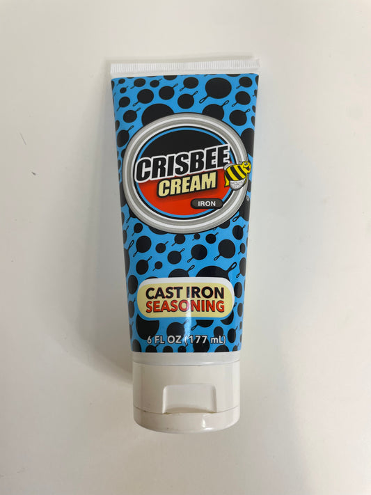 Crisbee Cream & Chainmail Scrubber Bundle – Cast Iron Seasoning Kit
